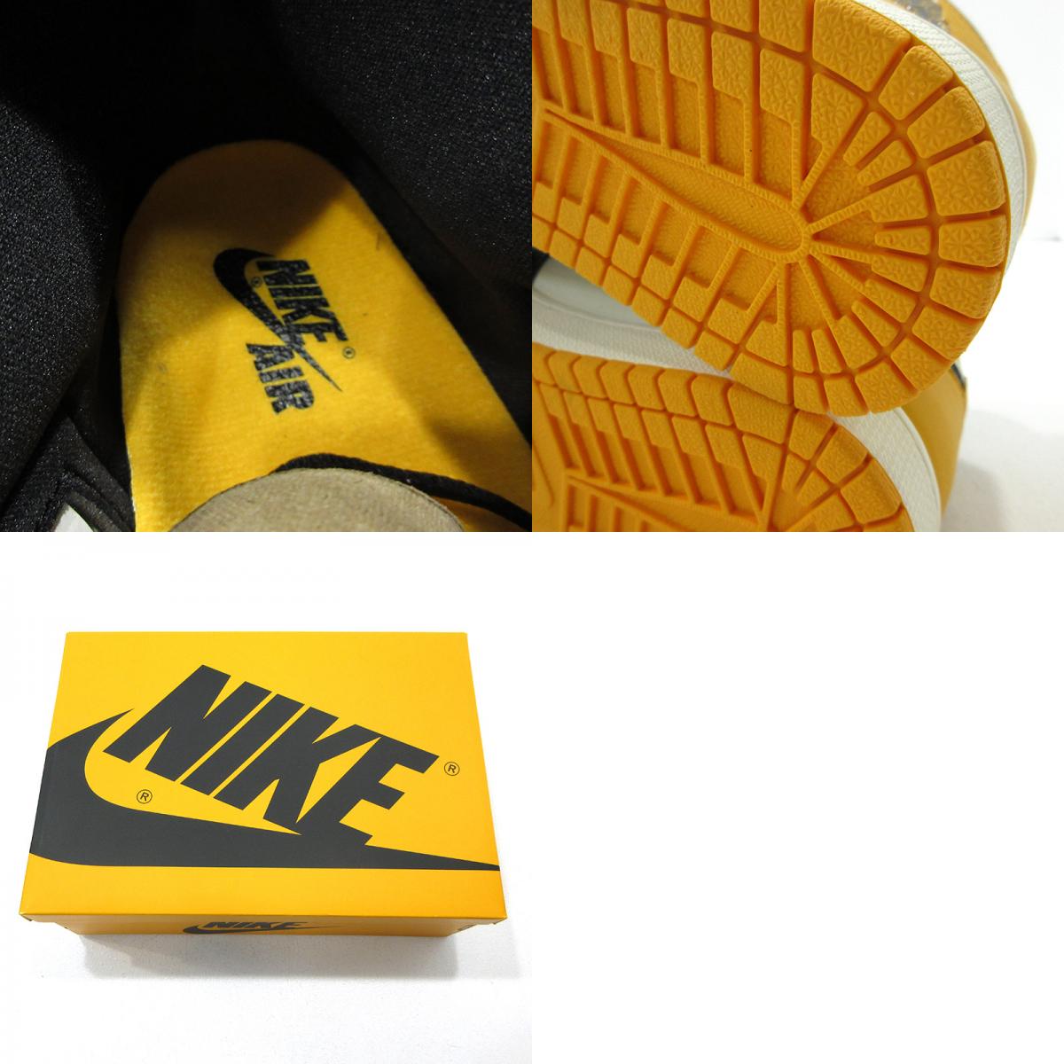 NIKE | ナイキ AIR JORDAN 1 RETRO HIGH OG エア ジョーダン 1 レトロ ハイ オリジナル スニーカー 555088-711 イエロー 27cm【三重本店】