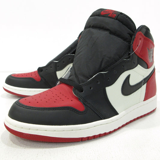 NIKE | ナイキ AIR JORDAN 1 RETRO HIGH OG BRED TOE スニーカー 555088-610 レッド 28cm【三重本店】
