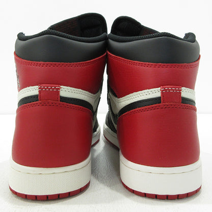 NIKE | ナイキ AIR JORDAN 1 RETRO HIGH OG BRED TOE スニーカー 555088-610 レッド 28cm【三重本店】