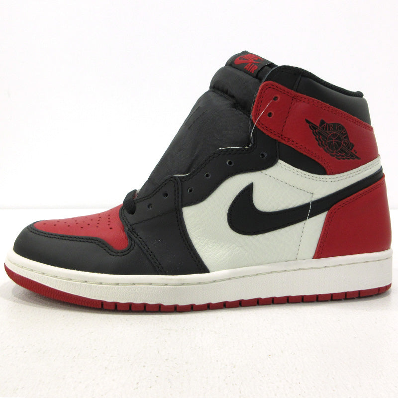 NIKE | ナイキ AIR JORDAN 1 RETRO HIGH OG BRED TOE スニーカー 555088-610 レッド 28cm【三重本店】