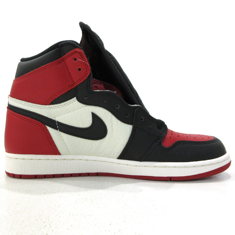 NIKE | ナイキ AIR JORDAN 1 RETRO HIGH OG BRED TOE スニーカー 555088-610 レッド 28cm【三重本店】