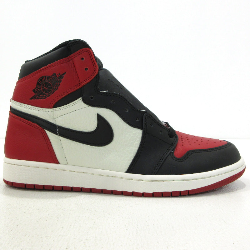 NIKE | ナイキ AIR JORDAN 1 RETRO HIGH OG BRED TOE スニーカー 555088-610 レッド 28cm【三重本店】