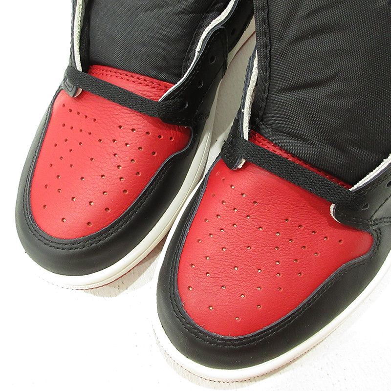NIKE | ナイキ AIR JORDAN 1 RETRO HIGH OG BRED TOE スニーカー 555088-610 レッド 28cm【三重本店】