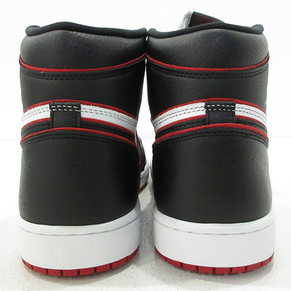 NIKE | ナイキ AIR JORDAN 1 RETRO HIGH OG エアジョーダン 1 レトロ ハイ オリジナル ブラッドライン スニーカー 555088-062 レッド 28cm【三重本店】