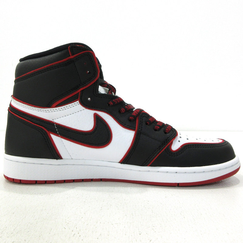 NIKE | ナイキ AIR JORDAN 1 RETRO HIGH OG エアジョーダン 1 レトロ ハイ オリジナル ブラッドライン スニーカー 555088-062 レッド 28cm【三重本店】