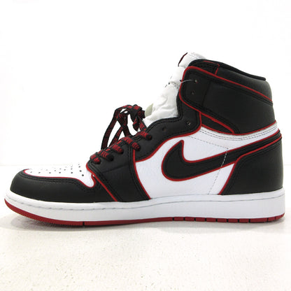 NIKE | ナイキ AIR JORDAN 1 RETRO HIGH OG エアジョーダン 1 レトロ ハイ オリジナル ブラッドライン スニーカー 555088-062 レッド 28cm【三重本店】