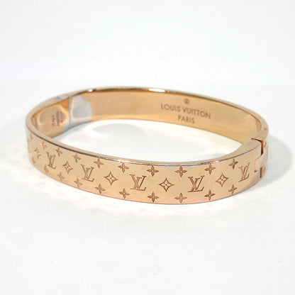 LOUIS VUITTON | ルイ・ヴィトン カフ・ナノグラム バングル M00253 ピンクゴールド系 サイズ：S【三重本店】