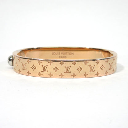 LOUIS VUITTON | ルイ・ヴィトン カフ・ナノグラム バングル M00253 ピンクゴールド系 サイズ：S【三重本店】