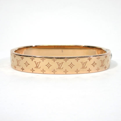 LOUIS VUITTON | ルイ・ヴィトン カフ・ナノグラム バングル M00253 ピンクゴールド系 サイズ：S【三重本店】