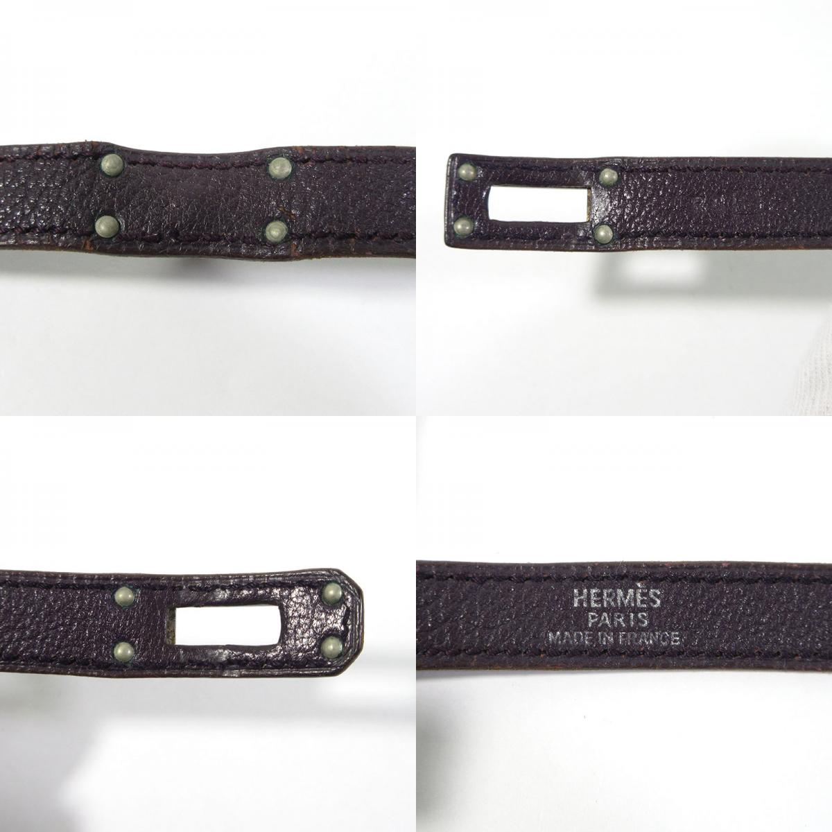 HERMES | エルメス ケリー ドゥブルトゥール レザーブレスレット ブレスレット パープル系【三重本店】
