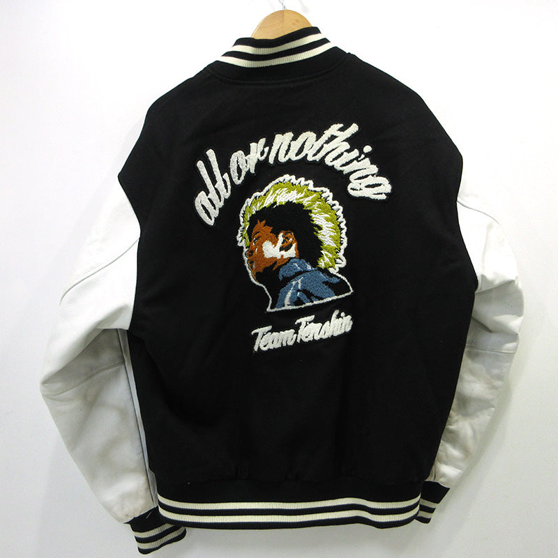 reversal | リバーサル 那須川天心 TEAM TENSHIN VARSITY JACKET T700 スタジャン ブラック サイズ：XL【三重本店】