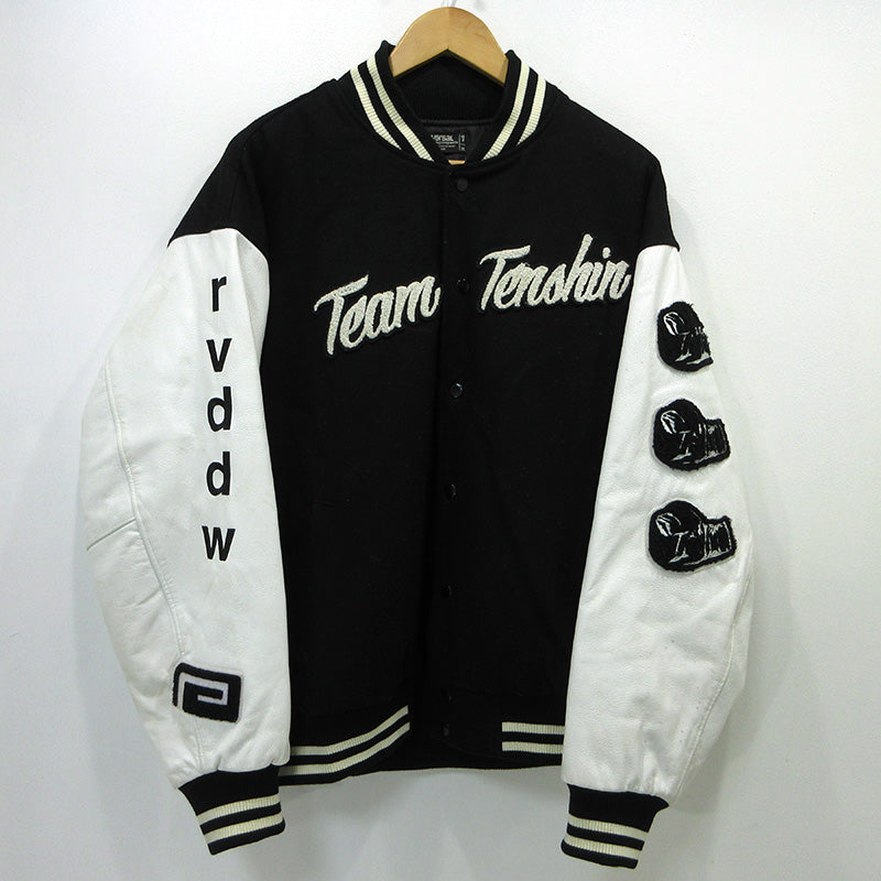 reversal | リバーサル 那須川天心 TEAM TENSHIN VARSITY JACKET T700 スタジャン ブラック サイズ：XL【三重本店】
