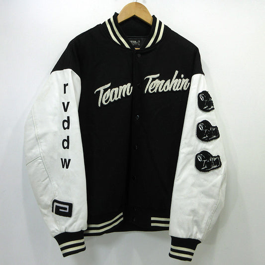 reversal | リバーサル 那須川天心 TEAM TENSHIN VARSITY JACKET T700 スタジャン ブラック サイズ：XL【三重本店】