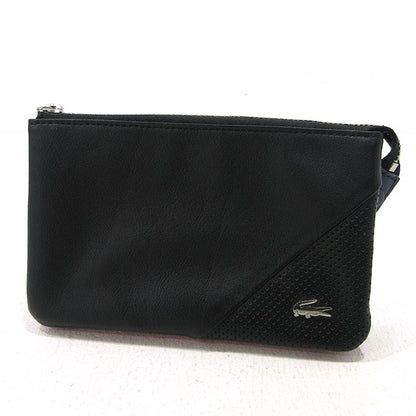 LACOSTE | ラコステ コンビウォレット ポーチ NH0102K ブラック【三重本店】