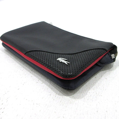 LACOSTE | ラコステ コンビウォレット ポーチ NH0102K ブラック【三重本店】