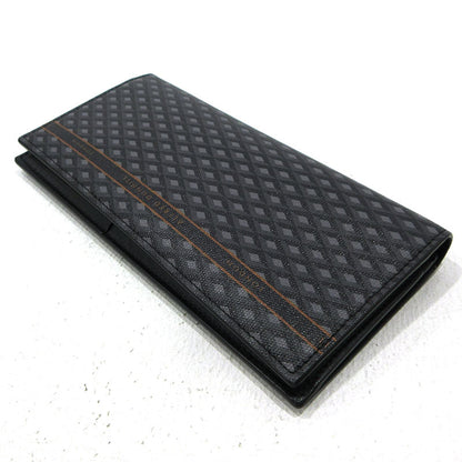 Dunhill | ダンヒル エンジンターン 二つ折り 長財布 DU19R2915 ブラック【三重本店】