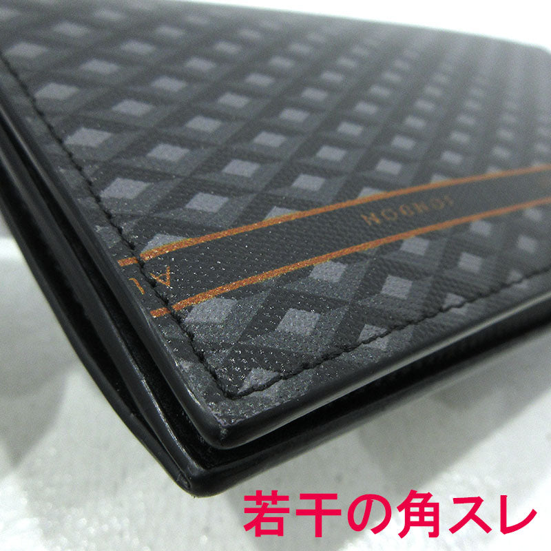 Dunhill | ダンヒル エンジンターン 二つ折り 長財布 DU19R2915 ブラック【三重本店】