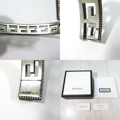 GUCCI | グッチ スクエアG アラベスク シルバーバングル サイズ：19(グッチサイズ) バングル 551919 J8400 0811 シルバー【三重本店】
