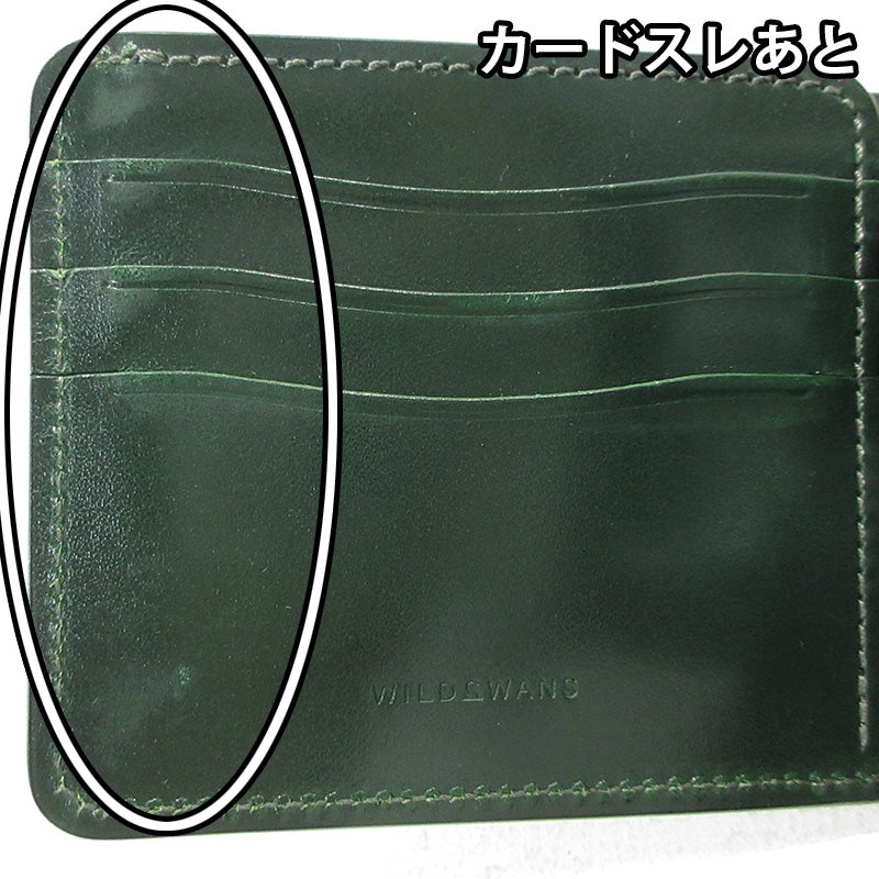 WILDSWANS | ワイルドスワンズ 二つ折り財布 GROUNDER SD GRN グリーン【三重本店】
