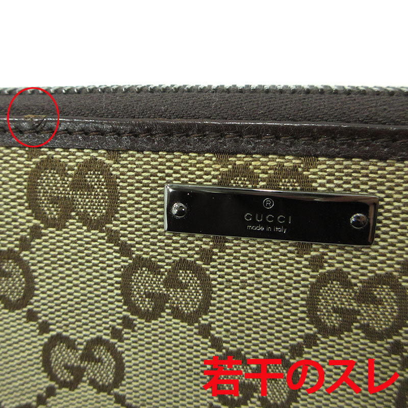 GUCCI | グッチ ラウンドファスナー 長財布 112724 ベージュ【三重本店】
