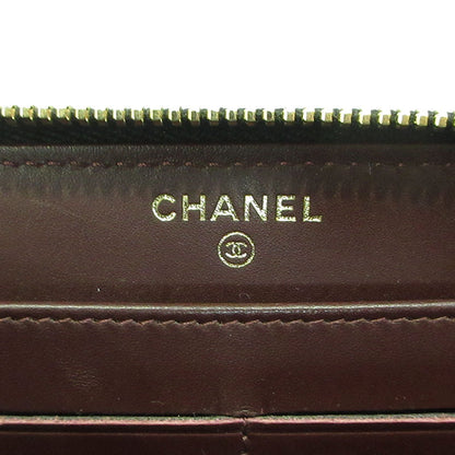 CHANEL | シャネル ココマーク キャビアスキン ラウンドファスナー 長財布 A50097 ブラック【三重本店】