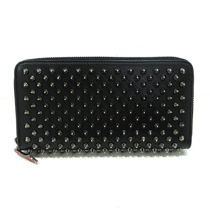 Christian Louboutin | クリスチャンルブタン スタッズ ラウンドファスナー 長財布 1185059 ブラック【三重本店】