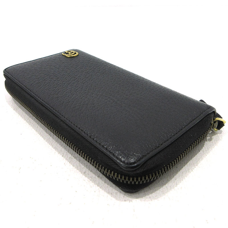 GUCCI | グッチ ラウンドファスナー 長財布 428736 ブラック【三重本店】