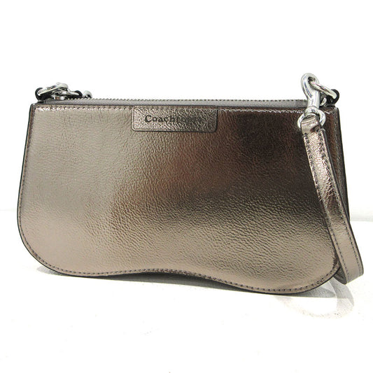 COACH | コーチ スモールウェイビー ショルダーバッグ B2480-CU873 メタリックゴールド【三重本店】