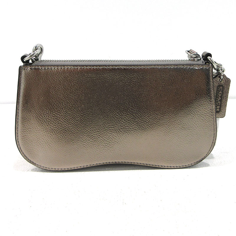 COACH | コーチ スモールウェイビー ショルダーバッグ B2480-CU873 メタリックゴールド【三重本店】