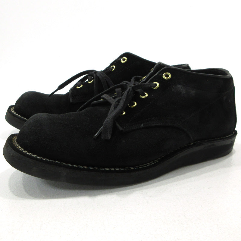 THE FLAT HEAD | ザフラットヘッド KUDU SUEDE OXFORD BOOTS ブーツ fn-fb-101 ブラック【三重本店】