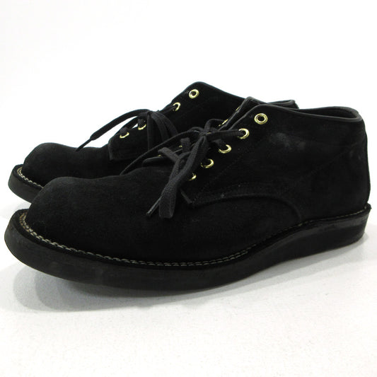 THE FLAT HEAD | ザフラットヘッド KUDU SUEDE OXFORD BOOTS ブーツ fn-fb-101 ブラック【三重本店】