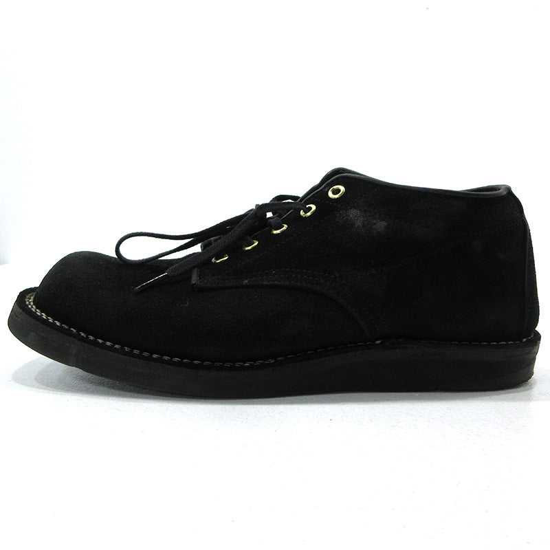 THE FLAT HEAD | ザフラットヘッド KUDU SUEDE OXFORD BOOTS ブーツ fn-fb-101 ブラック【三重本店】