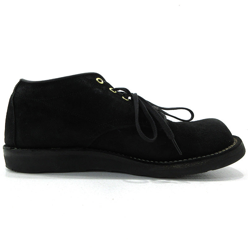 THE FLAT HEAD | ザフラットヘッド KUDU SUEDE OXFORD BOOTS ブーツ fn-fb-101 ブラック【三重本店】