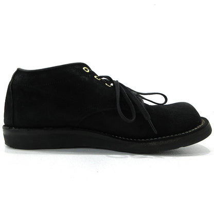 THE FLAT HEAD | ザフラットヘッド KUDU SUEDE OXFORD BOOTS ブーツ fn-fb-101 ブラック【三重本店】