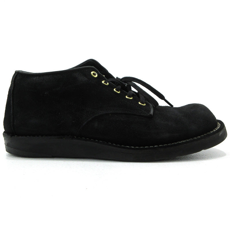THE FLAT HEAD | ザフラットヘッド KUDU SUEDE OXFORD BOOTS ブーツ fn-fb-101 ブラック【三重本店】
