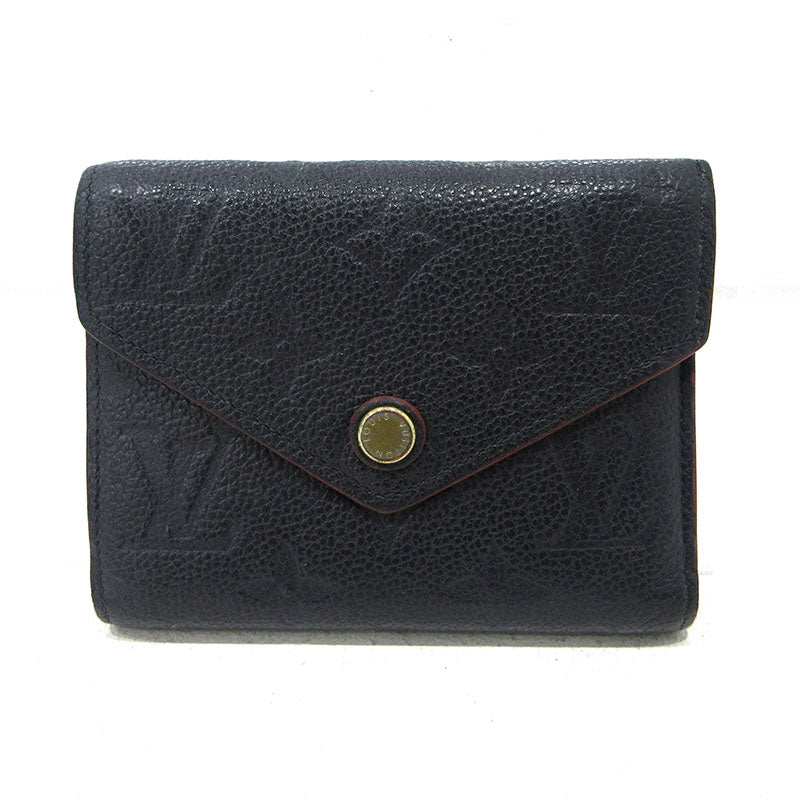 LOUIS VUITTON | ルイ・ヴィトン ポルトフォイユ・ヴィクトリーヌ 三つ折り財布 M64577 ネイビー【三重本店】