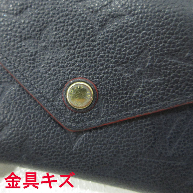 LOUIS VUITTON | ルイ・ヴィトン ポルトフォイユ・ヴィクトリーヌ 三つ折り財布 M64577 ネイビー【三重本店】