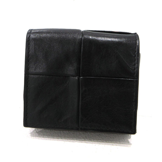 BOTTEGA VENETA | ボッテガヴェネタ 折り畳みコインパース コインケース ブラック【三重本店】