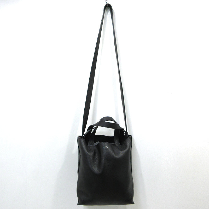 A.P.C | アーペーセー ショルダーバッグ 2WAY CABAS MAIKO ブラック【三重本店】