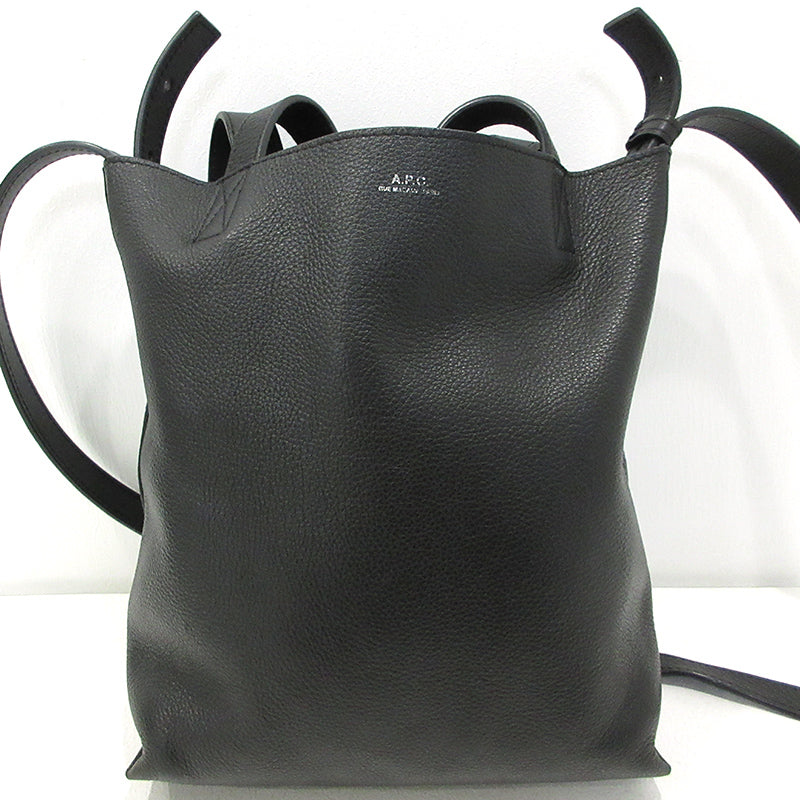 A.P.C | アーペーセー ショルダーバッグ 2WAY CABAS MAIKO ブラック【三重本店】