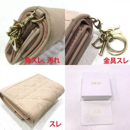 Christian Dior | クリスチャンディオール レディディオール Lotusウォレット 三つ折り財布 ピンク【三重本店】
