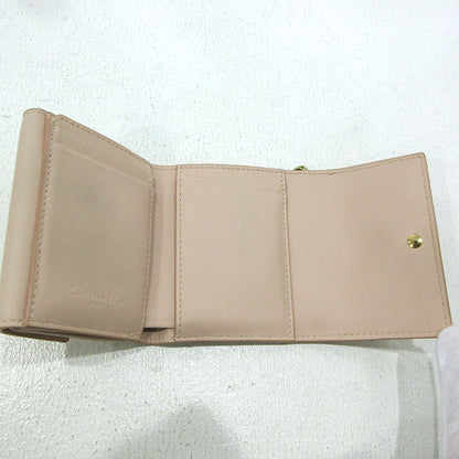 Christian Dior | クリスチャンディオール レディディオール Lotusウォレット 三つ折り財布 ピンク【三重本店】