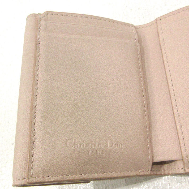 Christian Dior | クリスチャンディオール レディディオール Lotusウォレット 三つ折り財布 ピンク【三重本店】