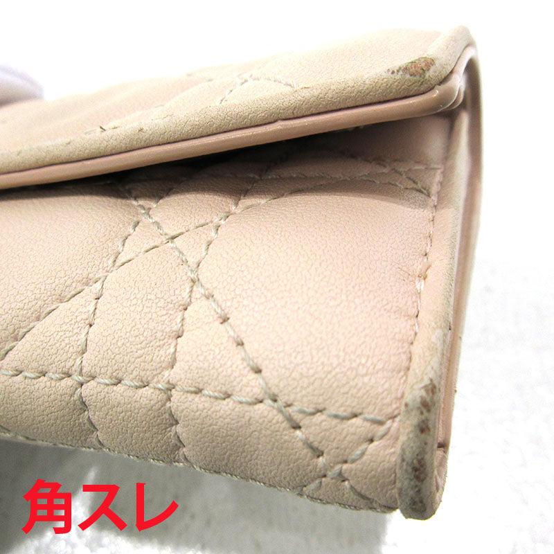 Christian Dior | クリスチャンディオール レディディオール Lotusウォレット 三つ折り財布 ピンク【三重本店】