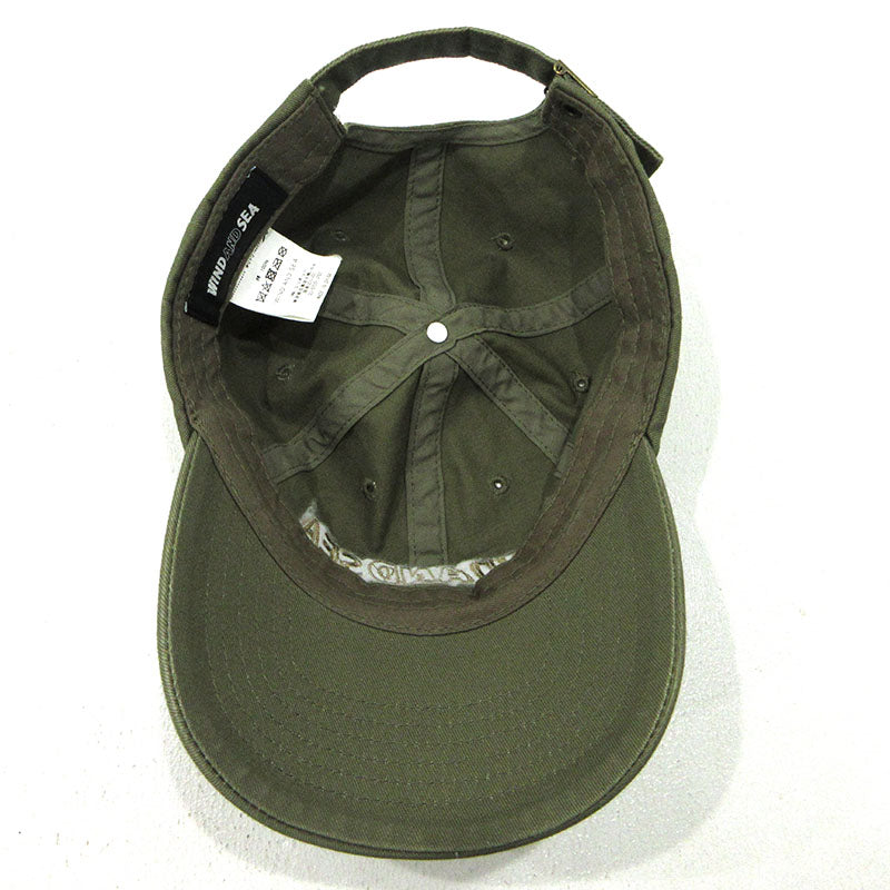 WIND AND SEA | ウィンダンシーウインダンシー キャップ WDS-20S-GD-03 カーキ【三重本店】