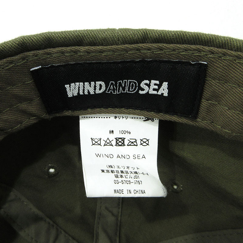 WIND AND SEA | ウィンダンシーウインダンシー キャップ WDS-20S-GD-03 カーキ【三重本店】