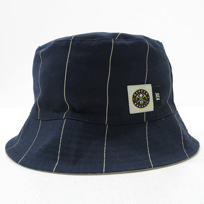 WIND AND SEA | ウィンダンシーウインダンシー ハット WDS-C-NBAPO-23-Q4-05 ネイビー サイズ：FreeSize【三重本店】