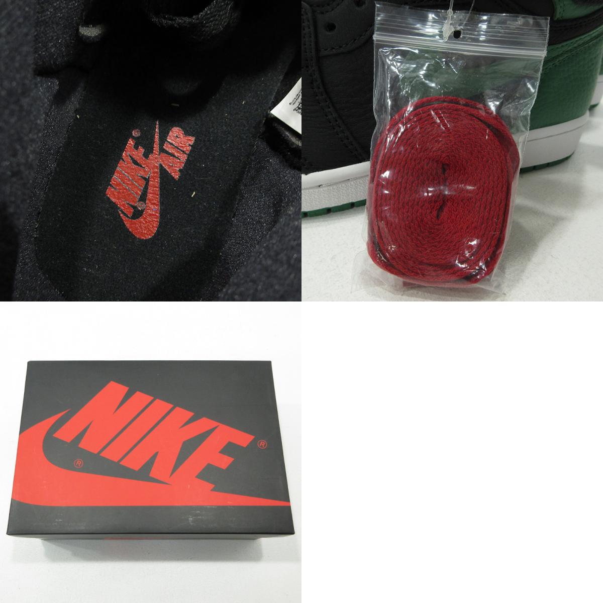 NIKE | ナイキ AIR JORDAN 1 RETRO HIGH OG エアジョーダン 1 レトロ ハイ オリジナル スニーカー 555088-030 グリーン 27cm【三重本店】