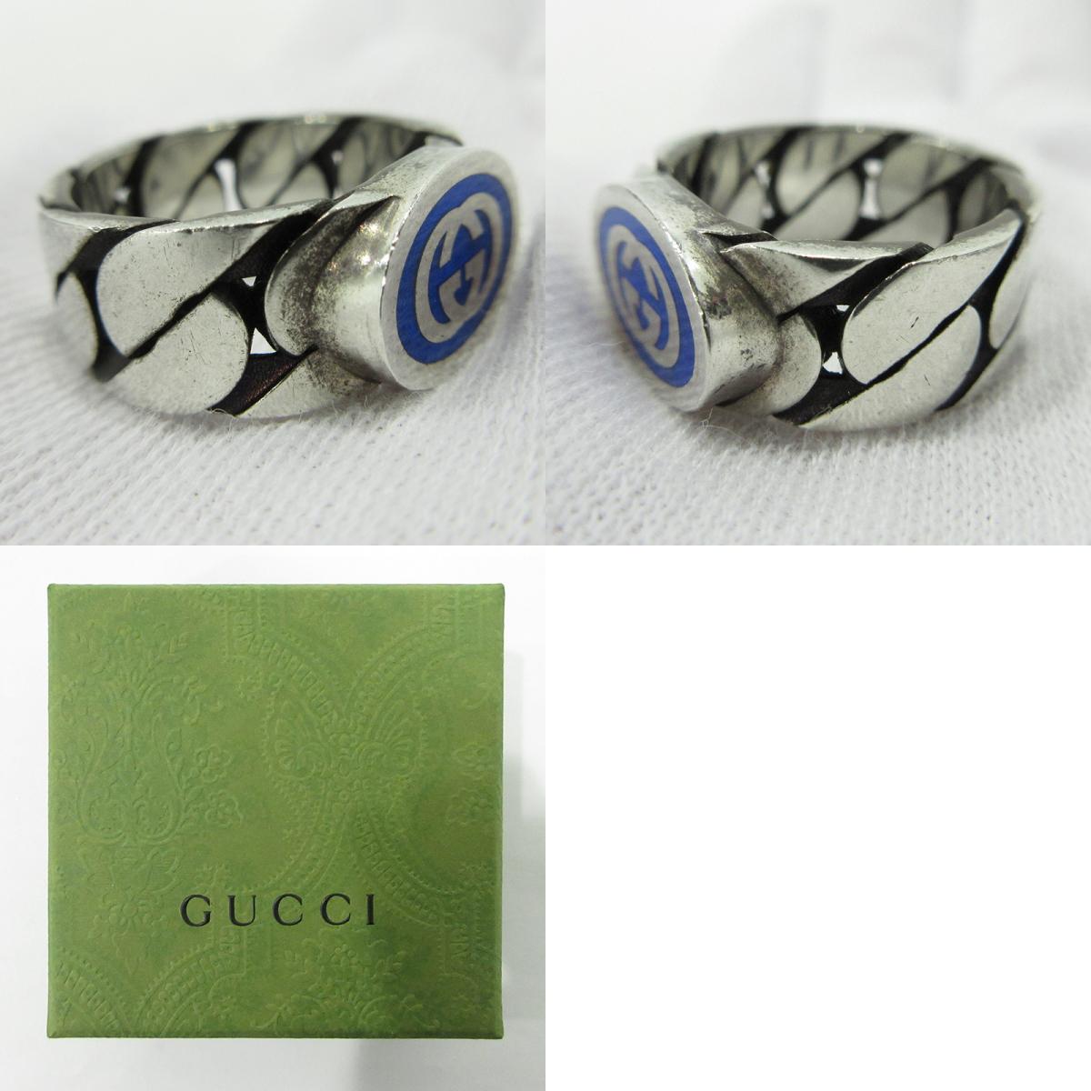 GUCCI | グッチ インターロッキングG リング・指輪 753490・J8410・8136 シルバー【三重本店】