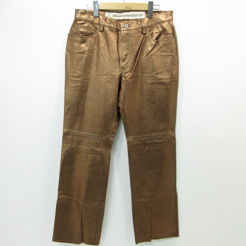 GAP | ギャップ STRAIGHT GRAIN BOOT CUT パンツ ゴールド サイズ：33【三重本店】